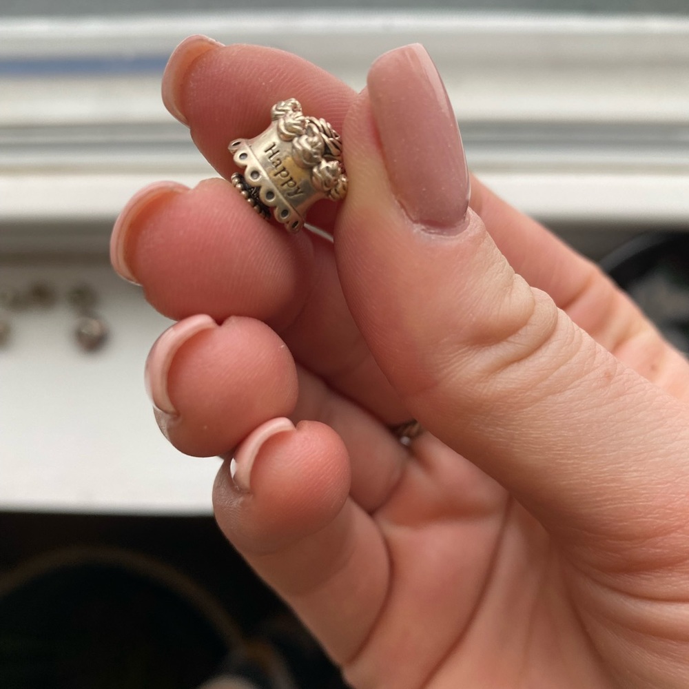 Birthday pandora cake charm